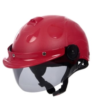 Open Face Helmet - DZire (Red 