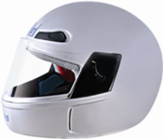 helm honda classic silver