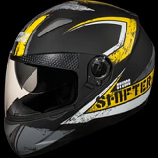 FULL FACE HELMET SHIFTER D1 DECOR D1 MATT BLACK N5 (570MM) STUDDS