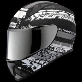 FULL FACE HELMET THUNDER D1 DECOR MATT 