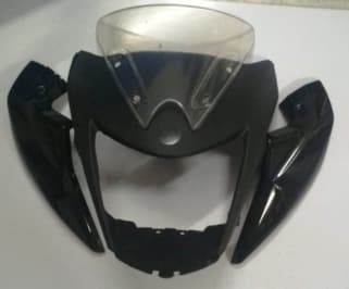 FRONT FAIRING (VISOR) SZR WITH GARNISH (SET OF 4) OE- Motorcycle