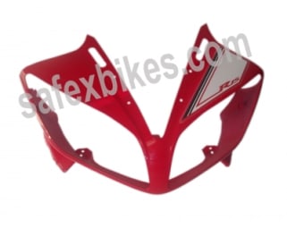 FRONT FAIRING (VISOR) R15 RED ZADON- Motorcycle Parts For Yamaha