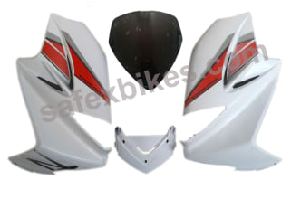 karizma r front visor