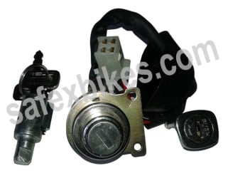 yamaha rx 100 lock set price