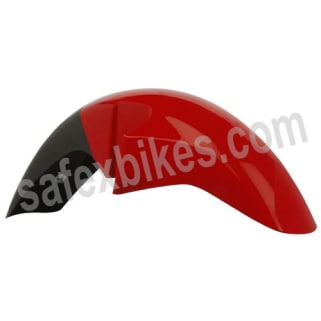 hero glamour front mudguard black colour