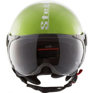 HELMET SB-27 STEELBIRD OPEN FACE STYLE GREEN- Motorcycle Parts For