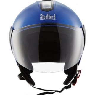 HELMET SB-33 STEELBIRD OPEN FACE EVE DASHING BLUE- Motorcycle