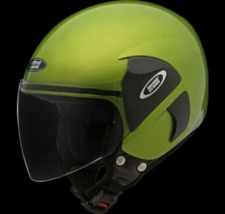 OPEN FACE HELMET CUB GREEN (570MM 