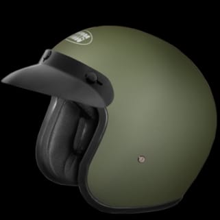 OPEN FACE HELMET JETSTAR CLASSIC PLAIN 