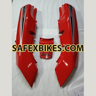 TAIL PANEL PASSION PRO (SPORTS RED WITH STICKER) ZADON- Motorcycle
