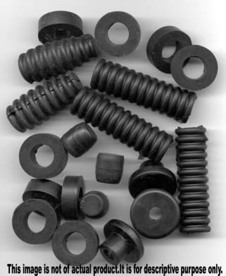 RUBBER KIT FULL BOXER CT ZADON- Motorcycle Parts For Bajaj BOXER CT