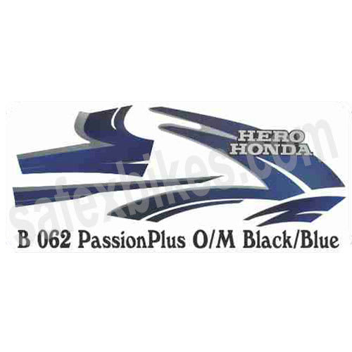 Motorcycle Hero Honda Passion Plus Doom COMPLETE STICKER KIT