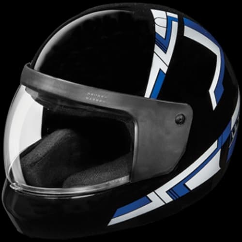 FULL FACE HELMET ULTRA BLACK (600MM 