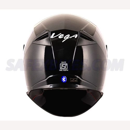 FULL FACE HELMET EVO BT BLACK HELMET (L) VEGA- Motorcycle Parts