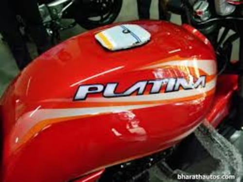 bajaj platina petrol tank price