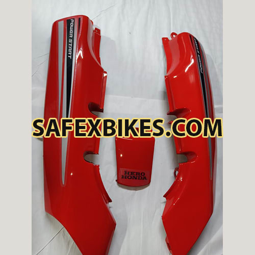TAIL PANEL PASSION PRO (SPORTS RED WITH STICKER) ZADON- Motorcycle