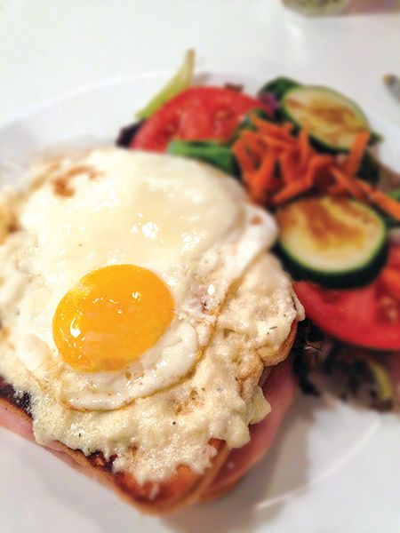 Egg dish served at Nicky's Bistro on Palm Avenue in downtown Sarasota.