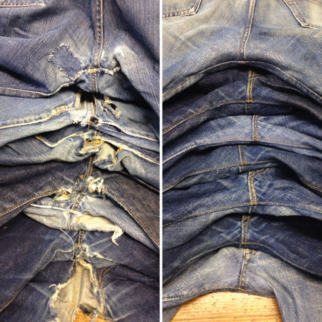 If you have inner thigh Jeans HOLES, do THIS! 