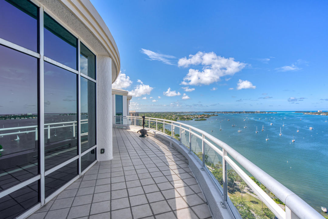 View from Sarasota penthouse terrace