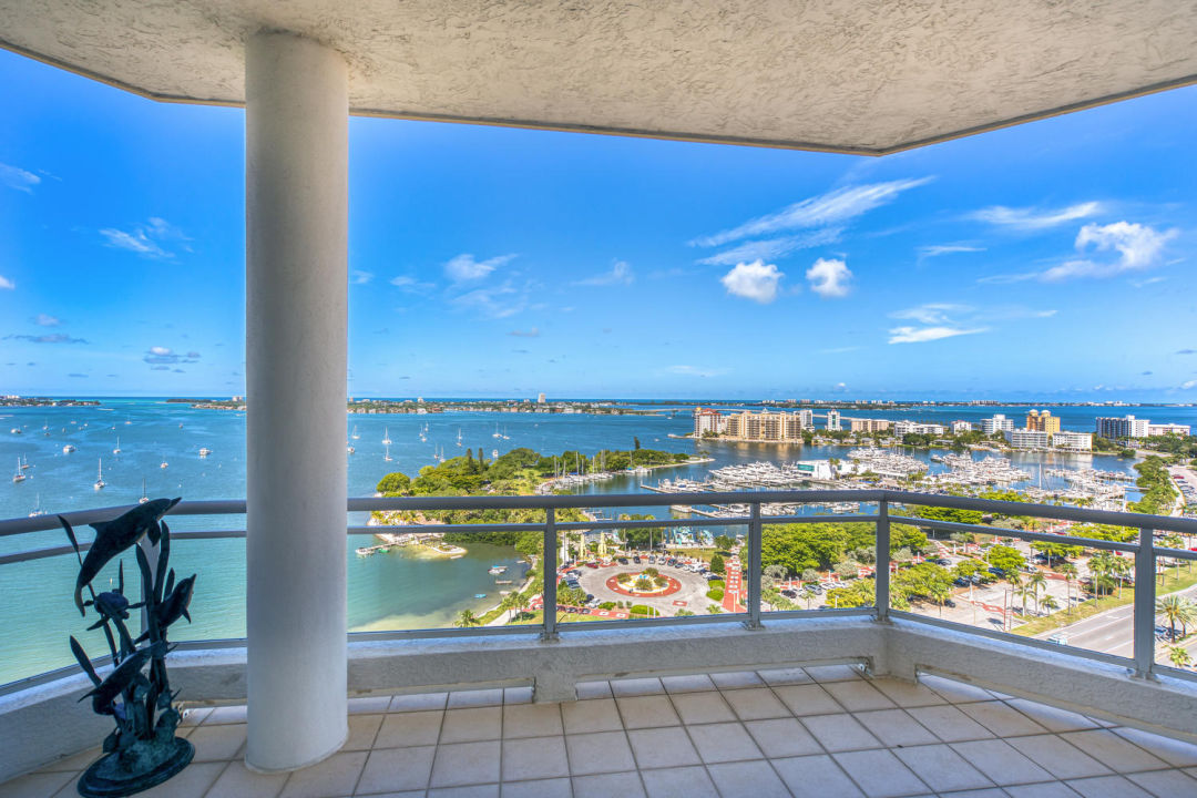 View from Sarasota penthouse terrace