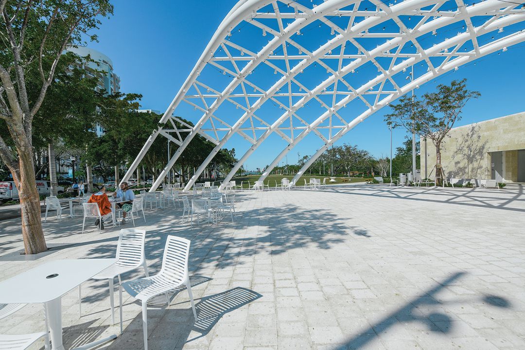 The Bay sits on 53 acres of city-owned land being developed as a public park and cultural site.