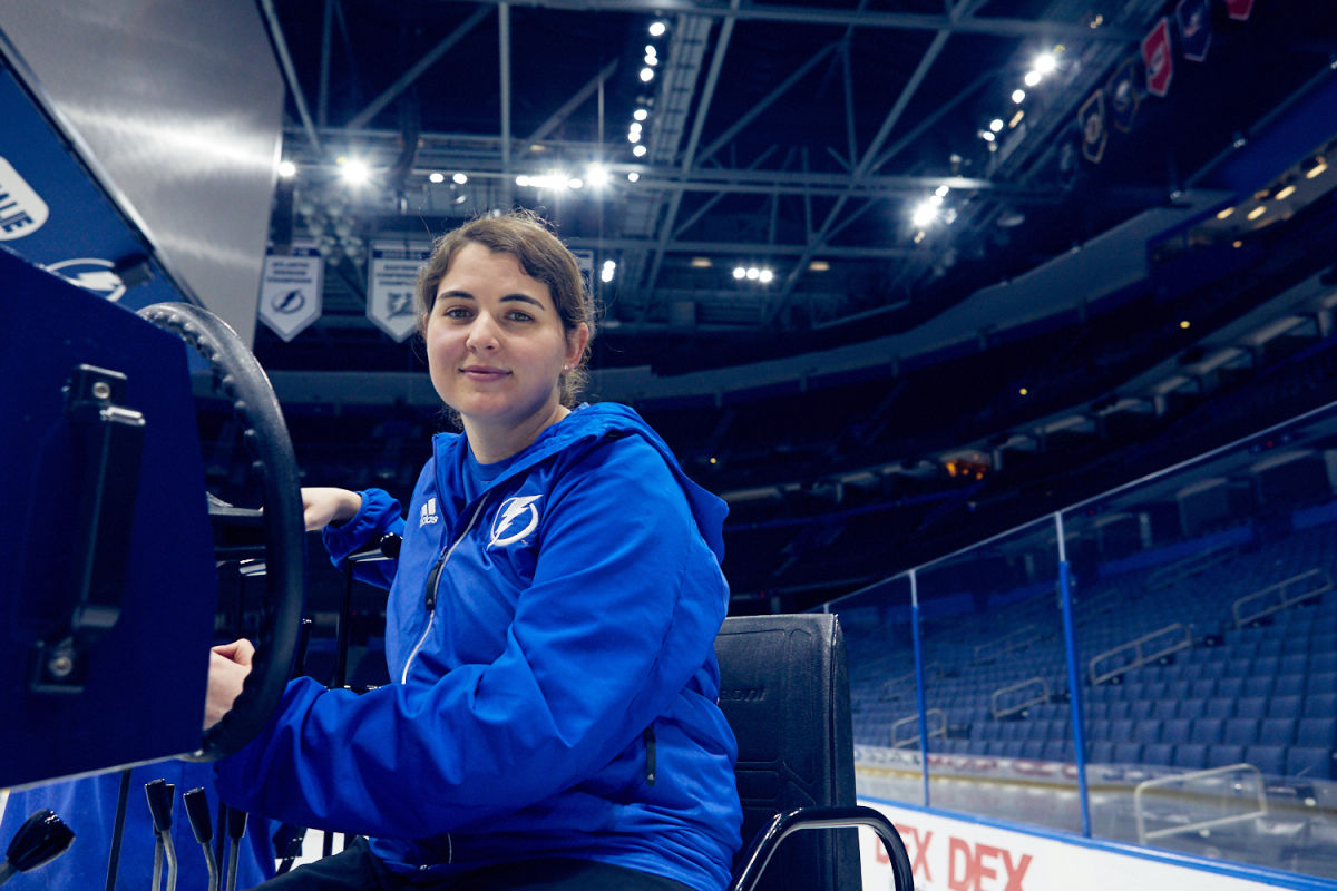Bradenton’s Ali Murdock is the NHL’s Only Female Zamboni Driver