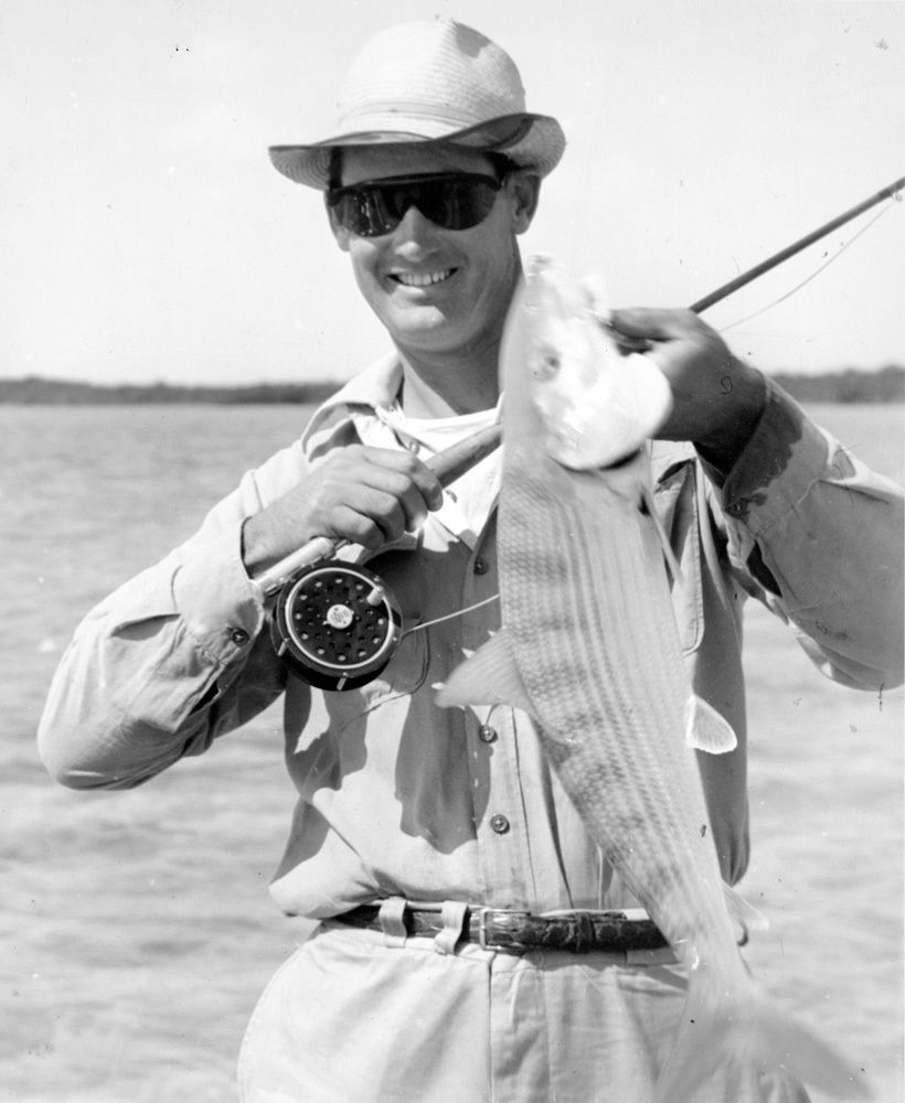 Ted Williams Fishing  F.M. ALLEN Camp Smoke