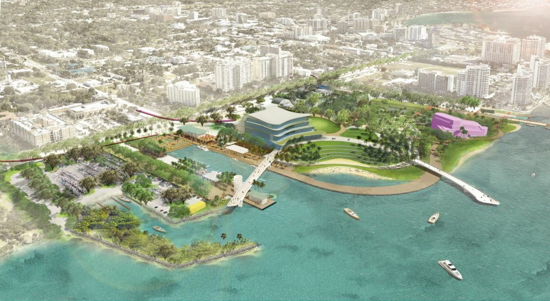 A rendering of the new Sarasota Performing Arts Center.