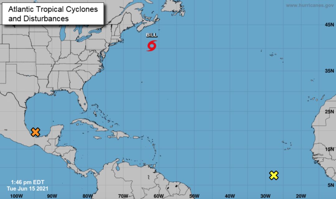 There are three tropical disturbances in the Atlantic right now.