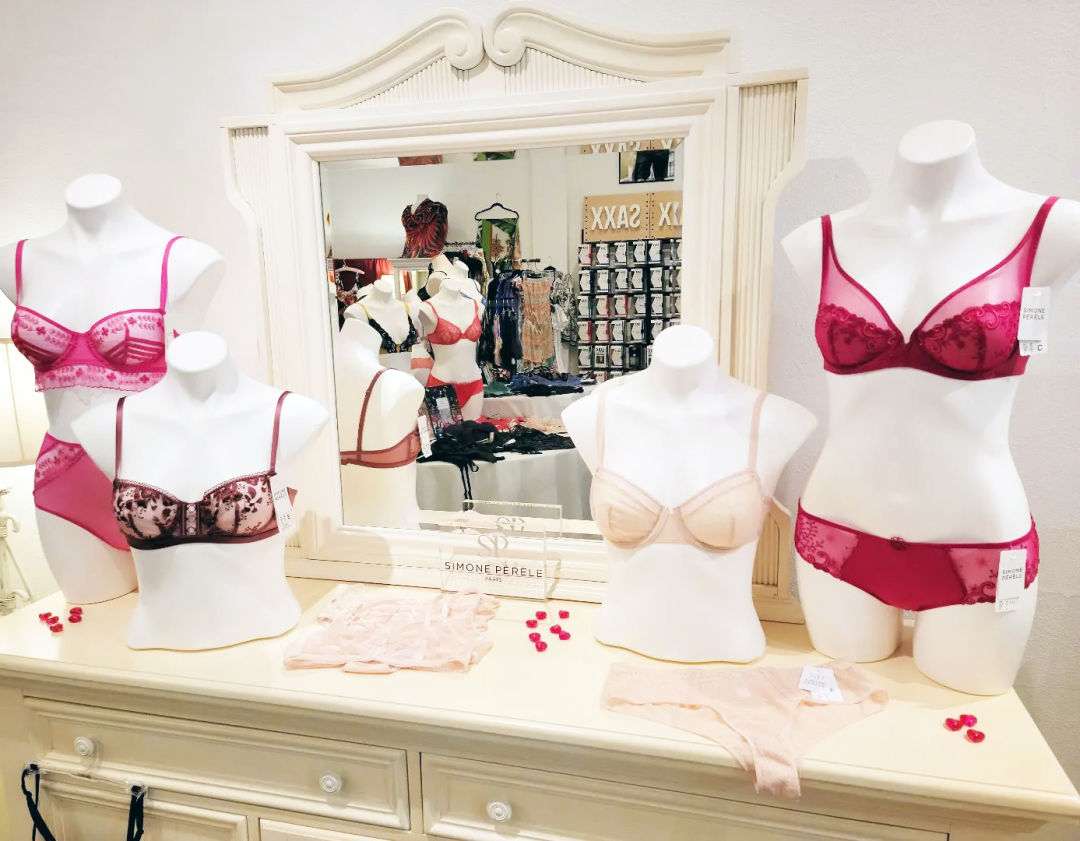 Sea Cup and Up offers a variety of lingerie in a wide range of sizes.