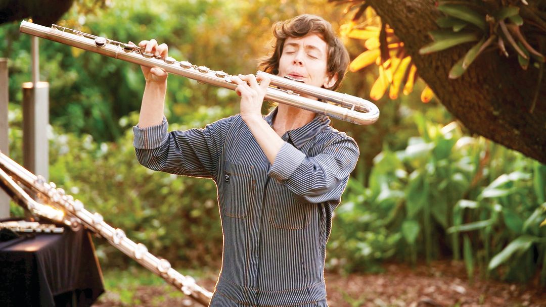 Flutist Claire Chase