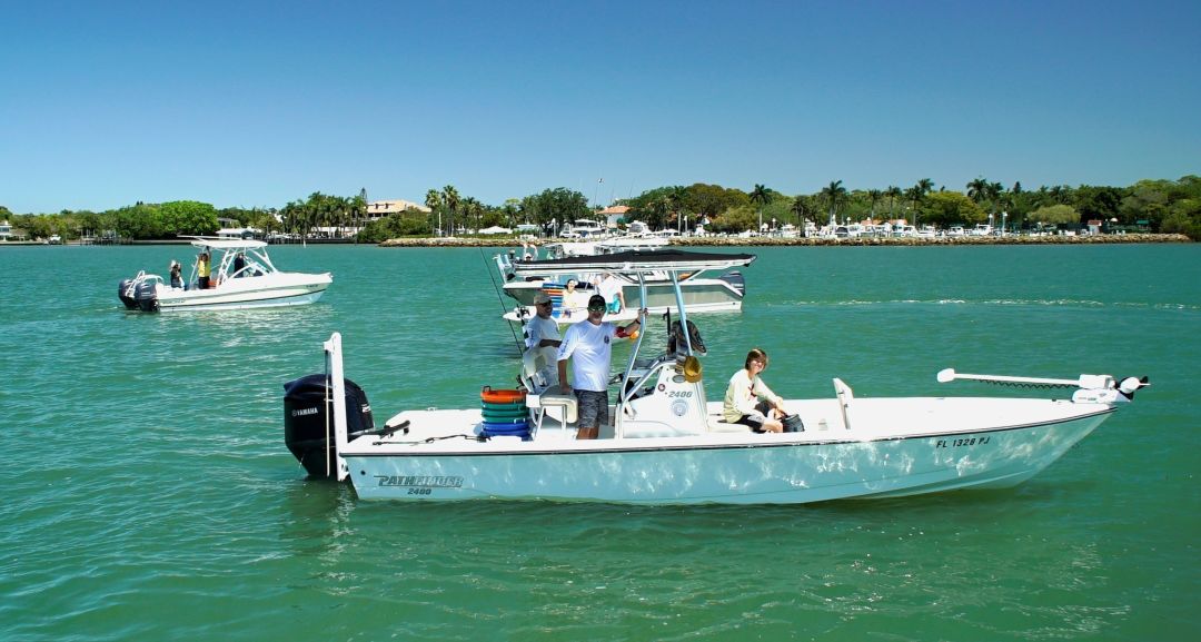 Sarasota Bay Watch's clam release in March 2022.