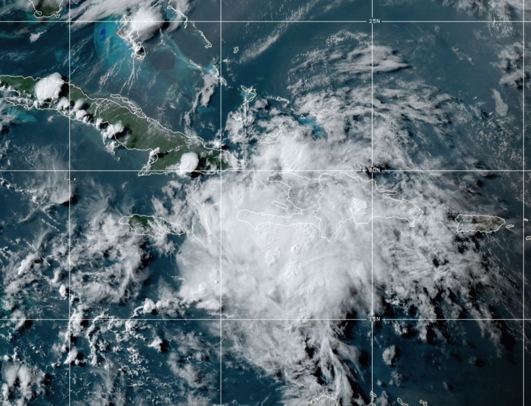 Tropical Storm Elsa on Saturday, July 3