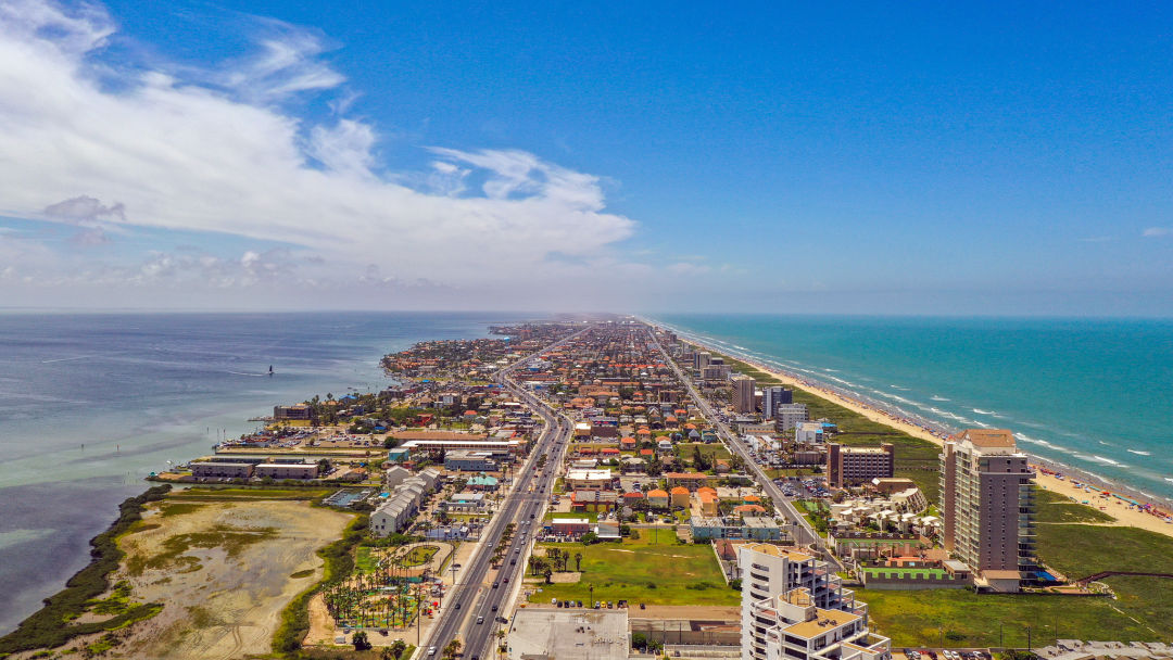 South Padre Island in the sunshine. 