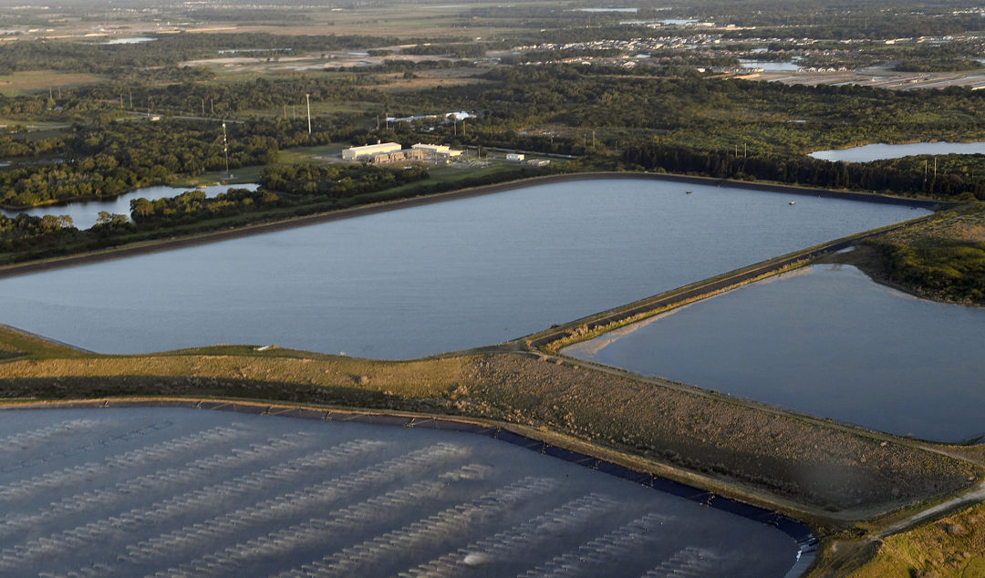 An aerial view of Piney Point