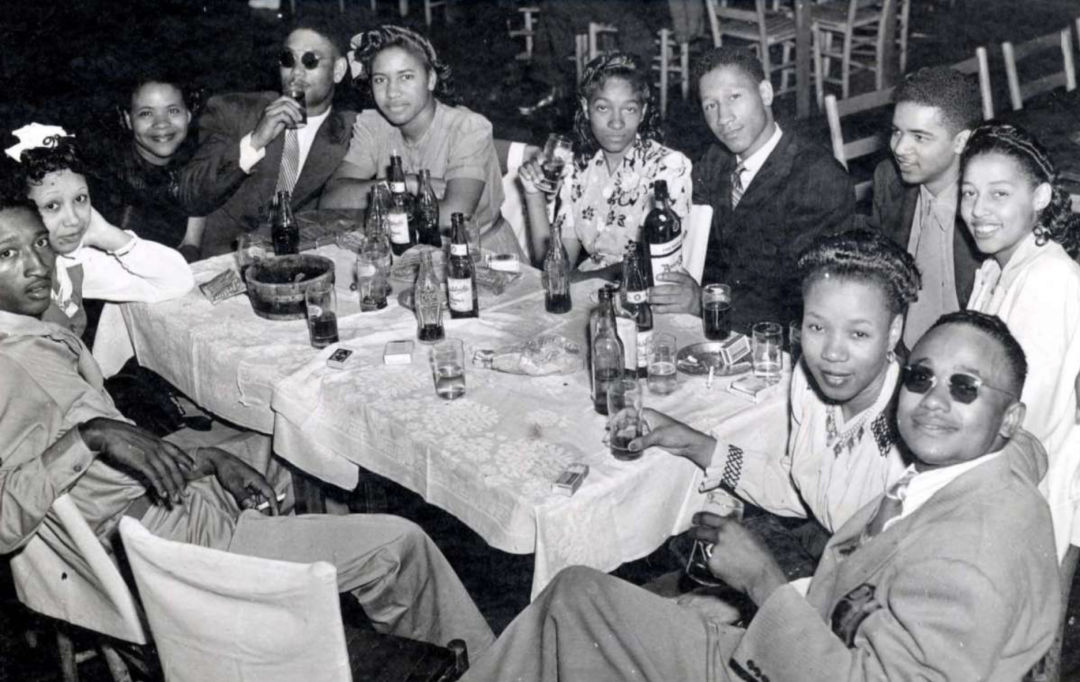 Revelers enjoy a night out at famous Third Ward landmark El Dorado Ballroom.