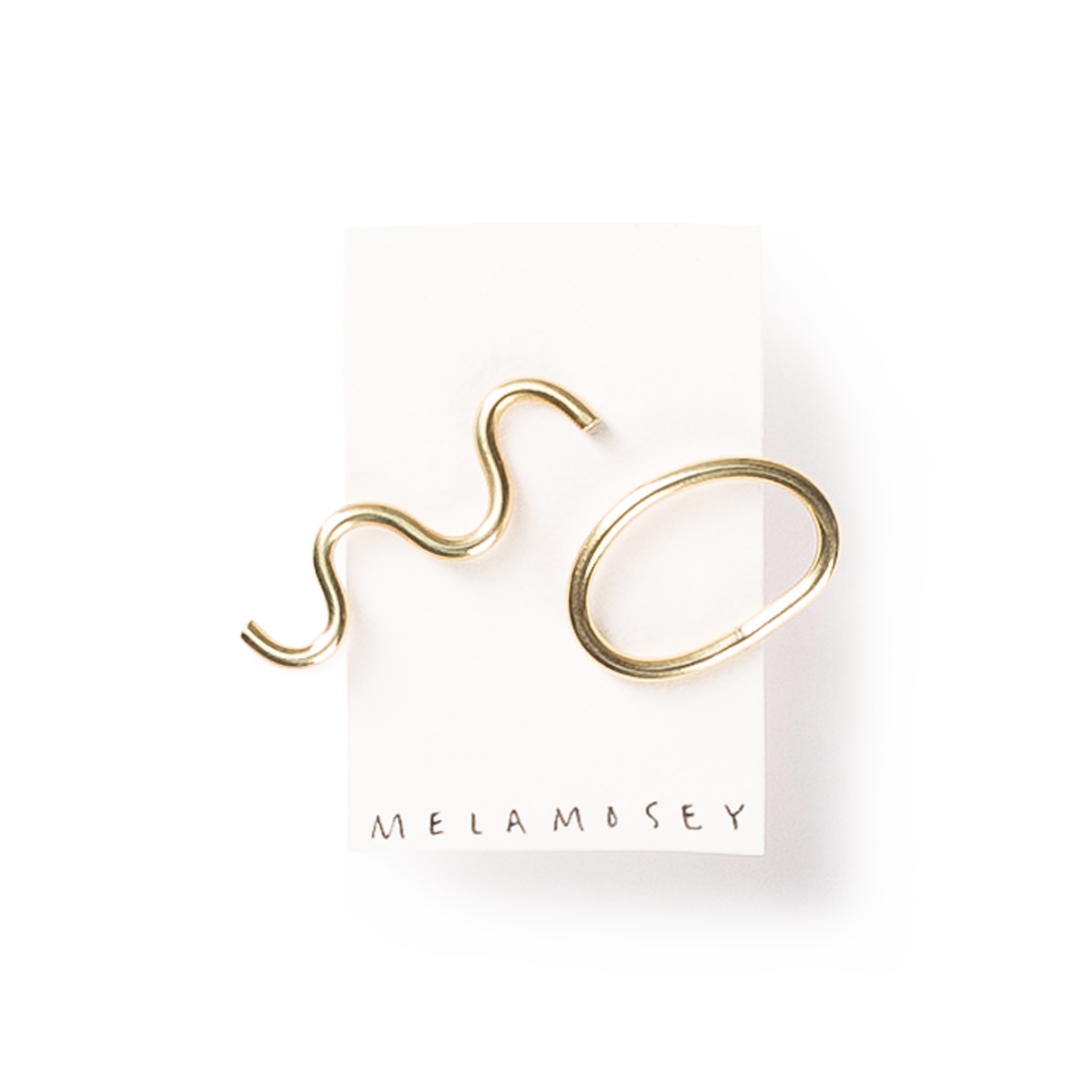Melamosely mismatched earrings 2 vjn2x0