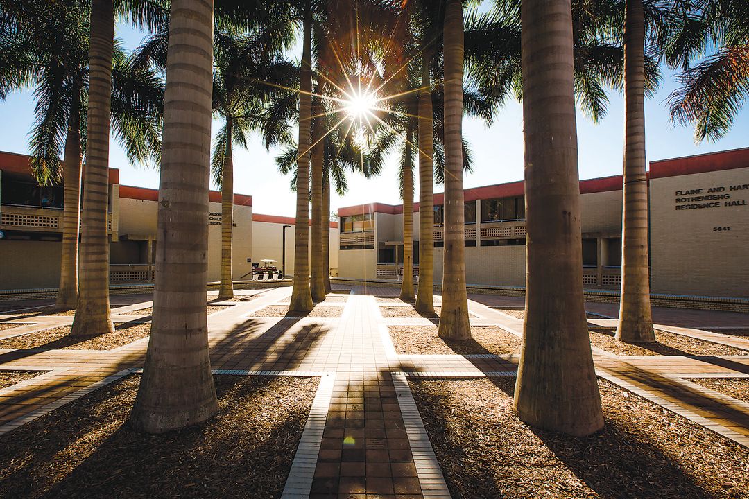 The Pei Residence Halls as they appear today.