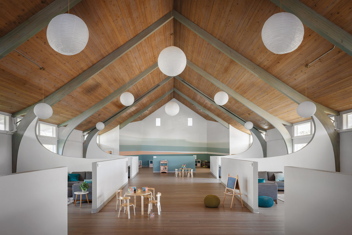 Trauma-Informed Design Turns a Former Church into a Family Shelter