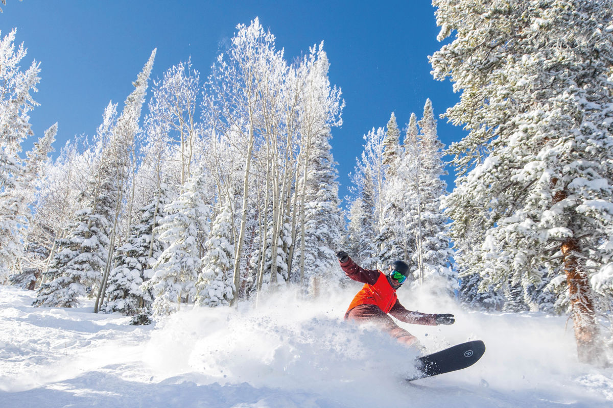 Snowboarding Aspen's Four Mountains Aspen Sojourner