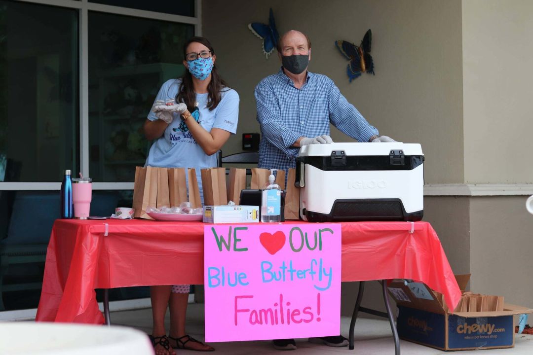 Tidewell Hospice Blue Butterfly staffers