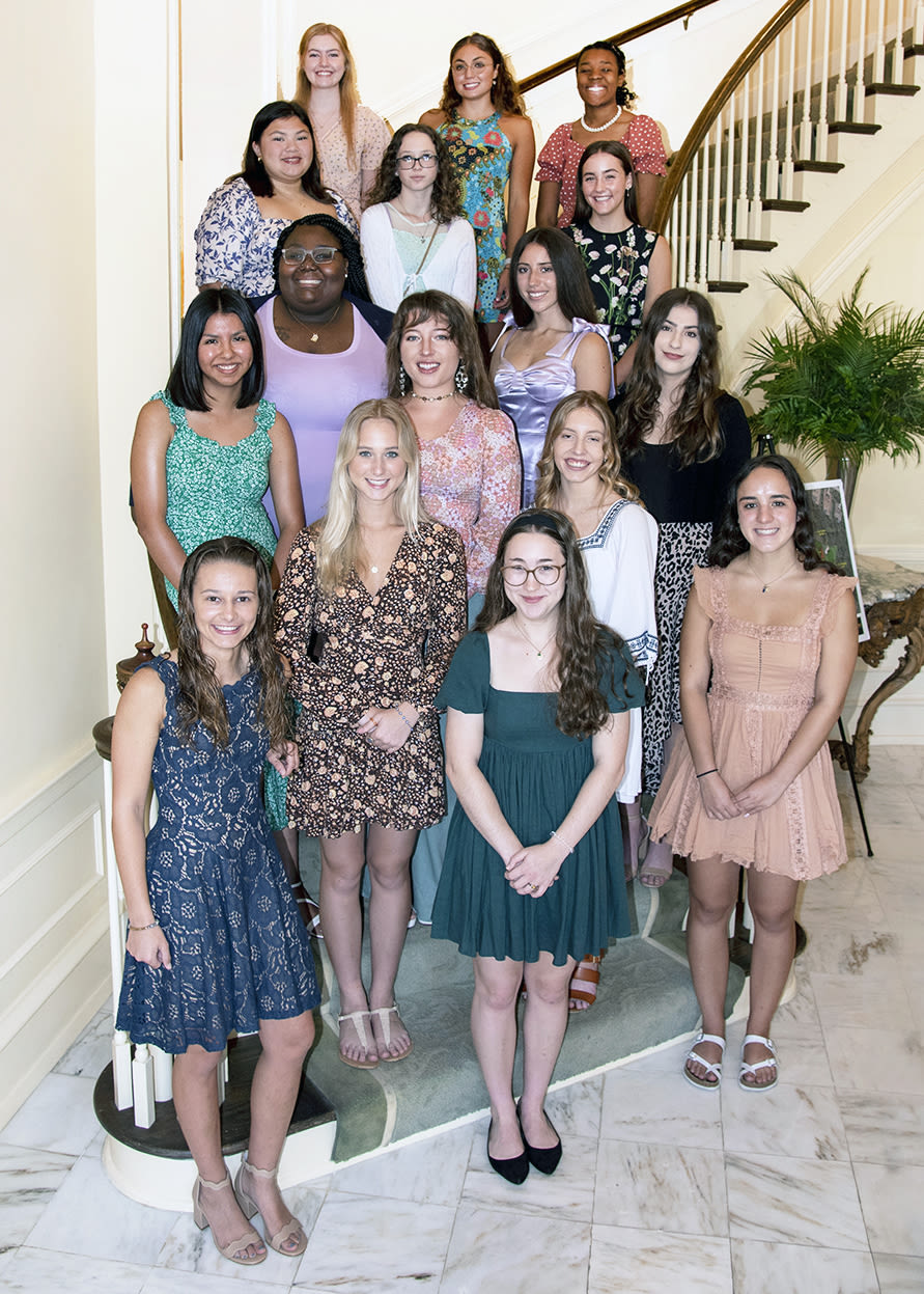 The 2022 recipients of The Oaks Women's Club scholarships