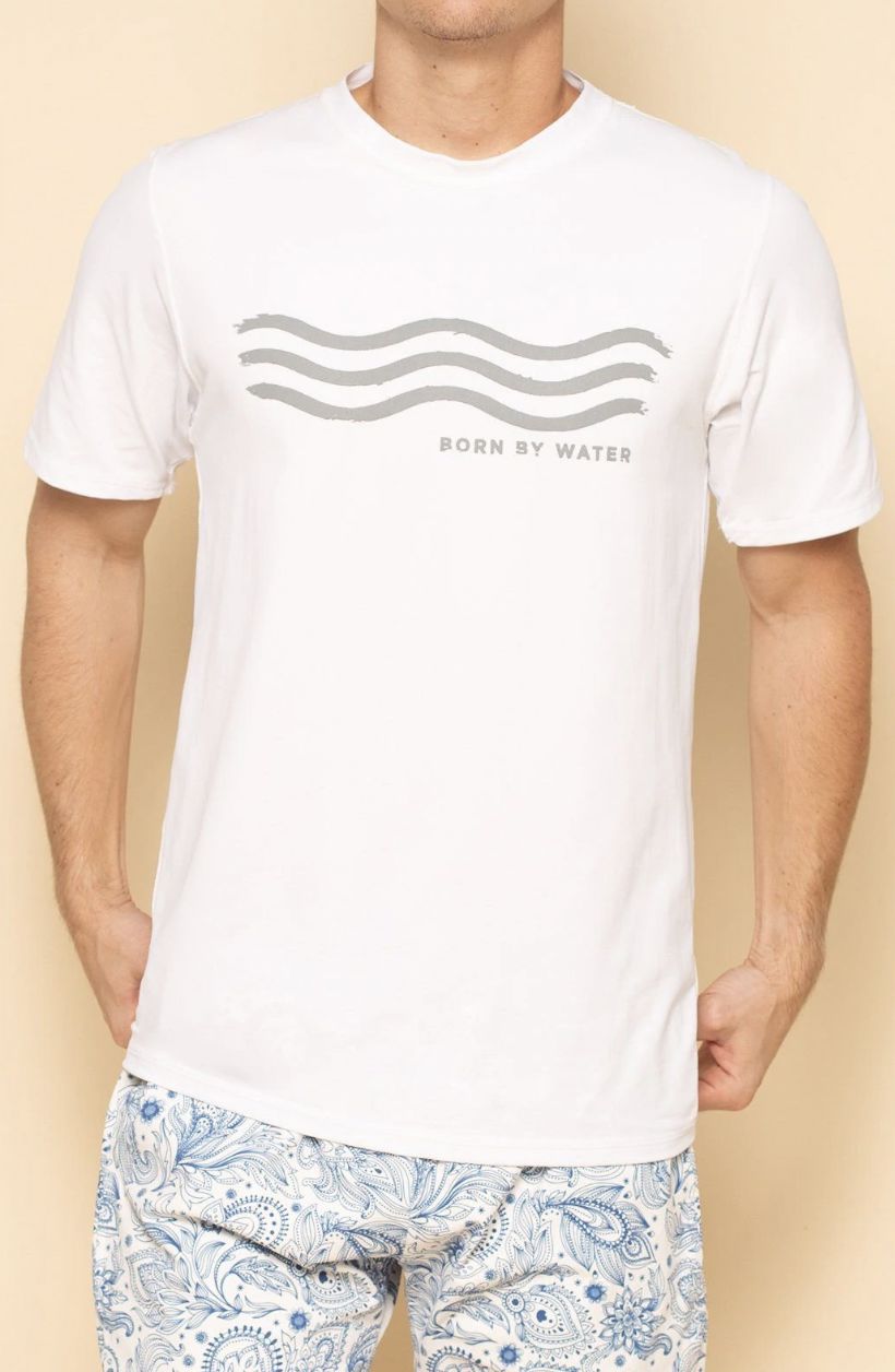 Shore Short Sleeve Rashguard- Born By Water.