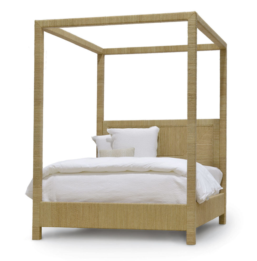 Woodside woven canopy bed ux13qc