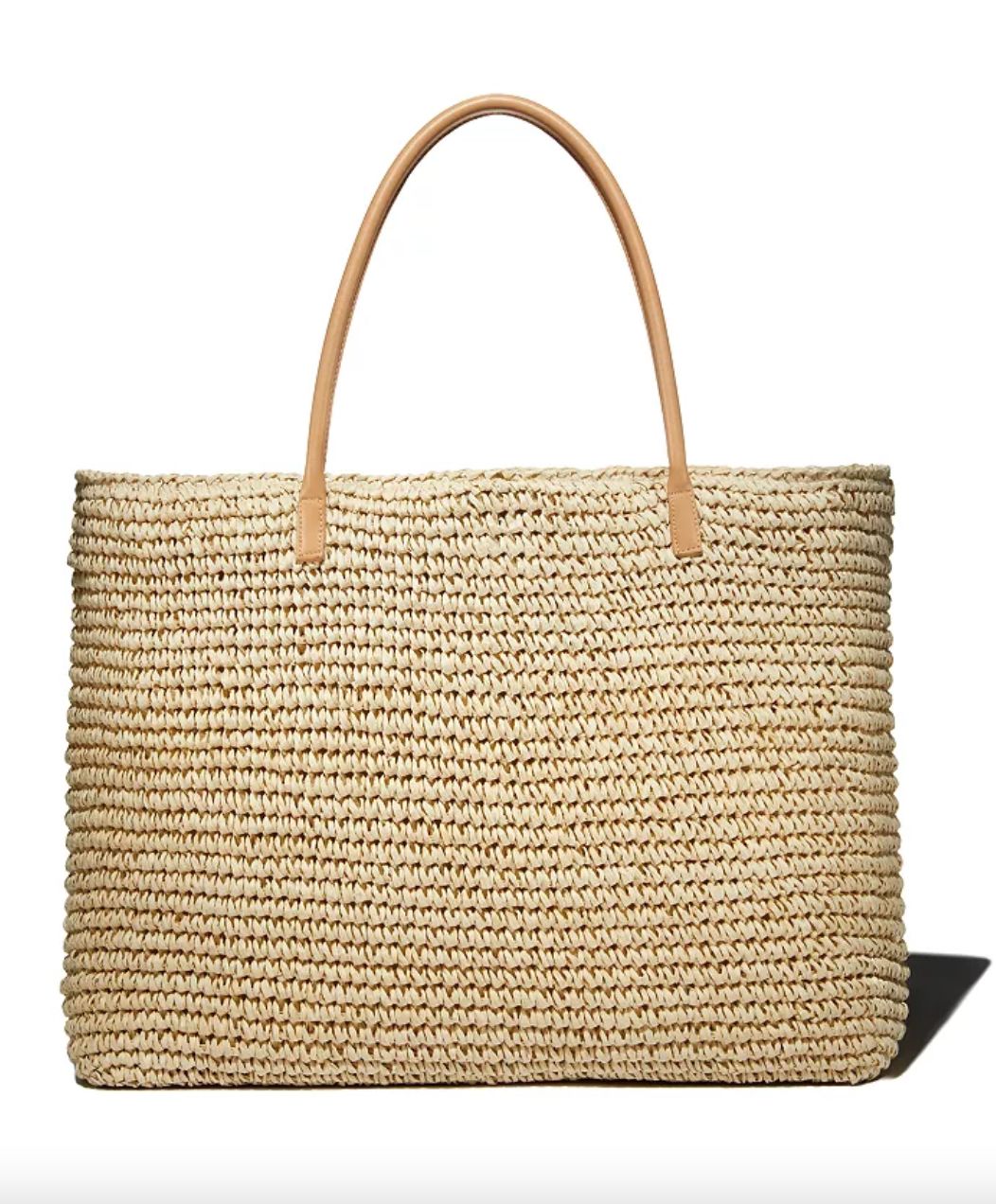 Aqua's extra-large woven tote