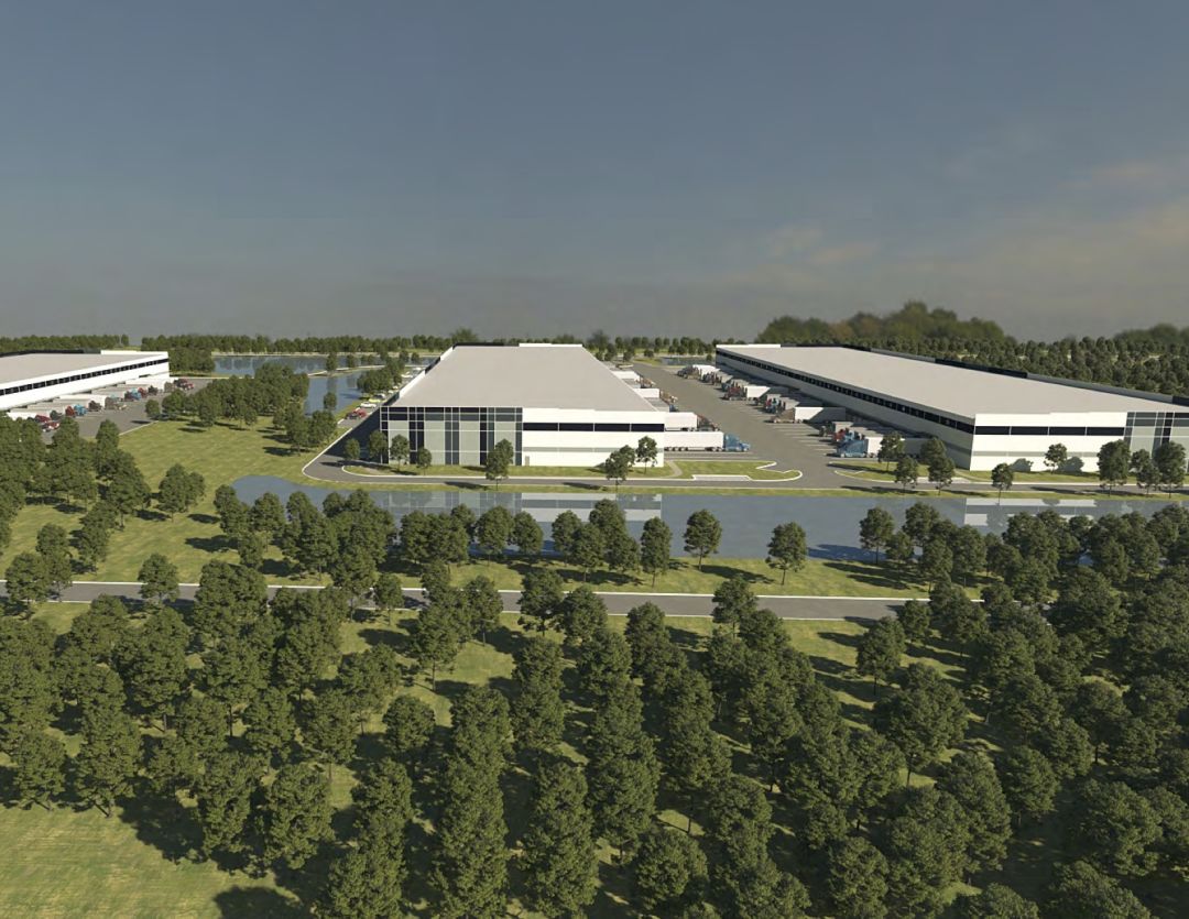 Rendering of an industrial center that will open in Palmetto next year.