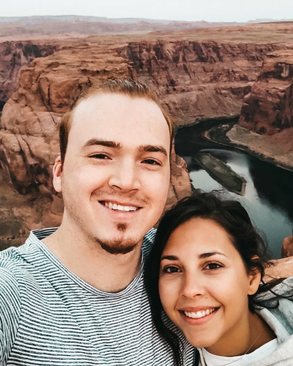 Colton Toth and Rhianna Romero, owners of Retro Revival SRQ, smile in a photo. They celebrated the opening of their shop's brick-and-mortar location on Dec. 17.