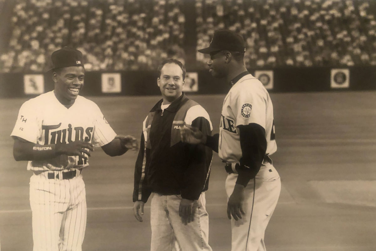 Griffey back with a swing in his step