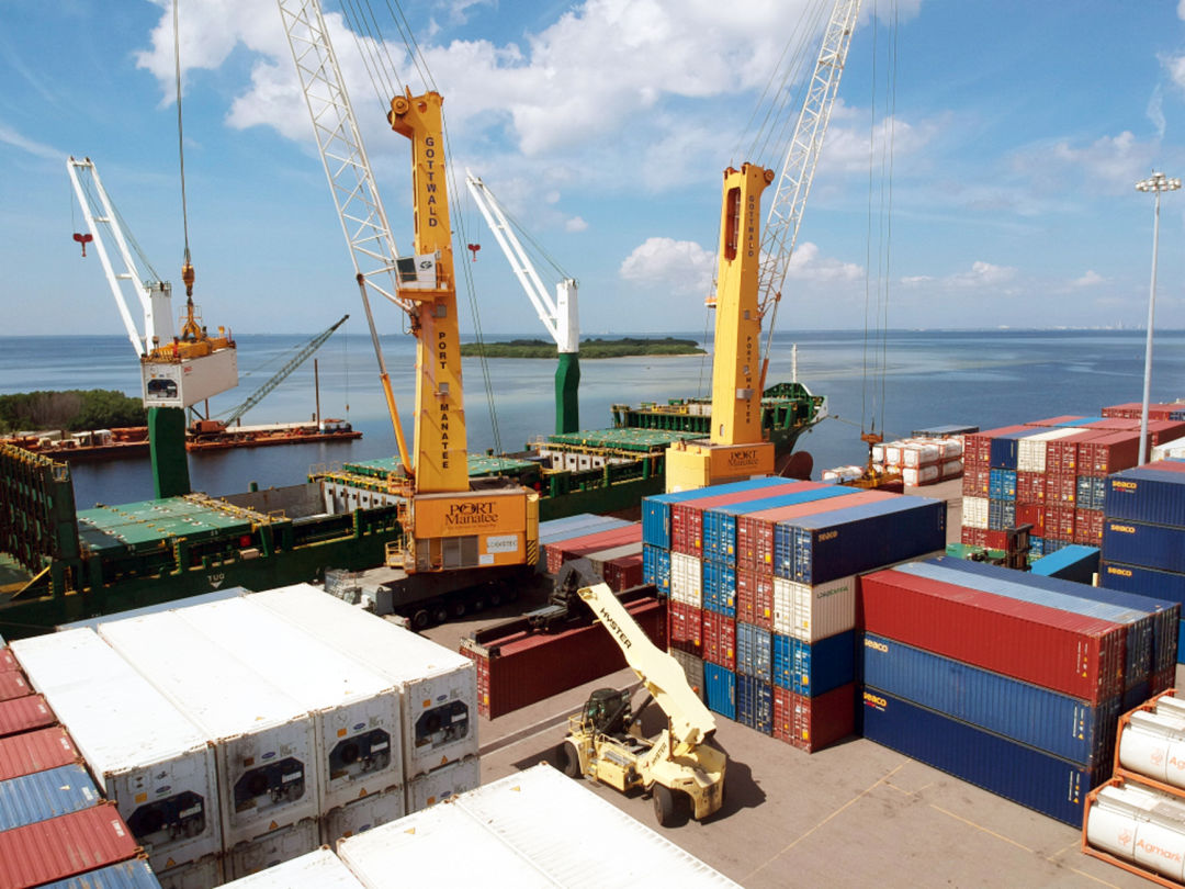 Containerized cargo trade through Port Manatee is on the rise.