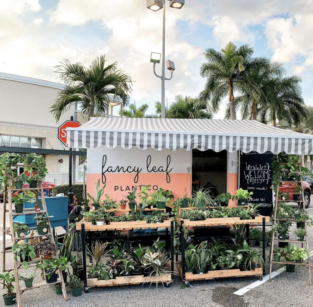 Fancy Leaf Plant Co.'s trailer.